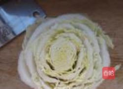 豉汁莲花白菜的做法图解2