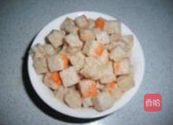 豆腐粒鲜虾汤面的做法图解4