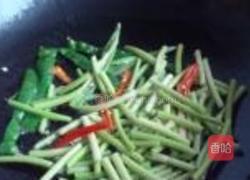 蒜薹炒香干的做法图解3