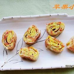鸡蛋香葱卷饼的做法[图]