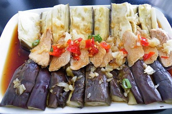 蒜泥白肉茄子