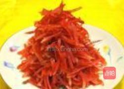 酸甜红萝卜丝的做法图解6