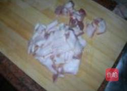 五花肉炒扁豆的做法图解2