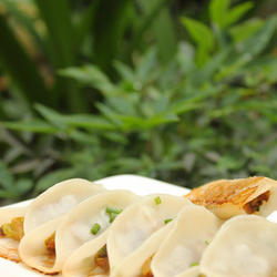 香煎包菜锅贴的做法[图]