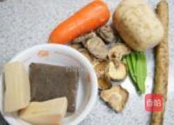 日式根菜杂煮的做法图解1