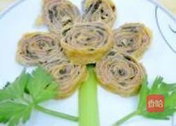 香椿猪肉豆皮卷的做法图解10