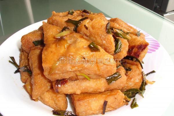 红烧三角油豆腐