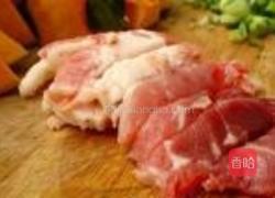 倭瓜炖扁豆的做法图解3