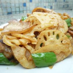 炒莲藕的做法[图]