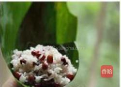 红豆粽子的做法图解4