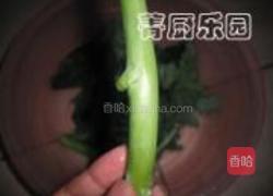 芥兰炒牛肉的做法图解2