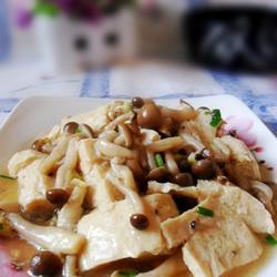 蟹味菇冻豆腐的做法[图]