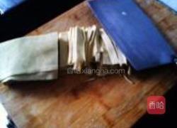 尖椒干豆腐的做法图解2