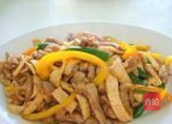 蚝油滑炒豆腐鸡肉的做法图解8