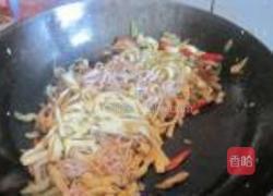 榨菜肉丝炒豆皮的做法图解6
