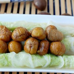 栗子扒白菜的做法[图]