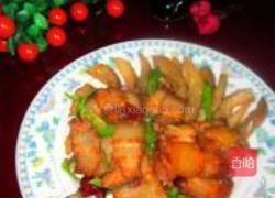 茄条炒腊肉的做法图解10