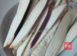 茄条炒腊肉的做法图解3