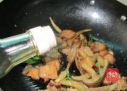 茄条炒腊肉的做法图解9