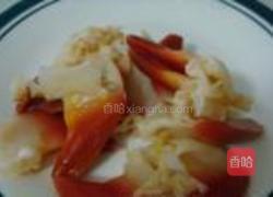 凉拌鸡蛋北极贝的做法图解1