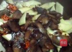 菜头炒腊肉的做法图解6