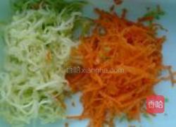 胡萝卜笋瓜煎饼的做法图解2