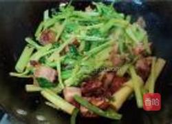 烧肉炒芹菜的做法图解5