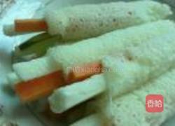 竹荪三色棒的做法图解3