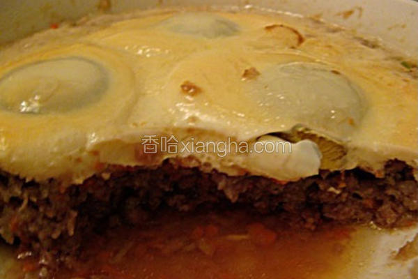 肉饼子蒸蛋