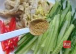 孜然黄瓜水面筋的做法图解5