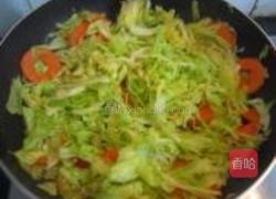 双椒包菜的做法图解8
