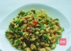 青红辣椒鸡蛋花的做法图解9