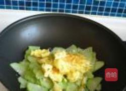 佛手瓜炒鸡蛋的做法图解6