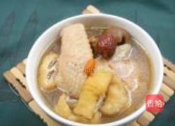 美容汤花胶炖鸡的做法图解12