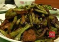 豆角洋葱炒肉的做法图解10