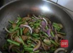 豆角洋葱炒肉的做法图解8