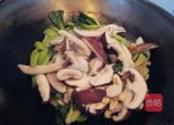 香菇炒青菜的做法图解6
