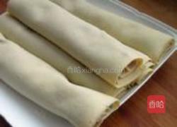 豆腐皮熏肉卷的做法图解4