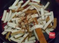 韭菜炒香干的做法图解4