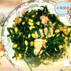 韭菜豆嘴炒虾仁的做法[图]