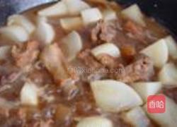 白萝卜烧排骨的做法图解9