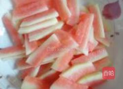 凉拌西瓜皮的做法图解3