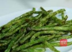 干煸四季豆的做法图解4