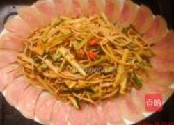 凉拌肘花豆皮菜的做法图解11