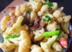 腊肉炝菜花的做法图解7