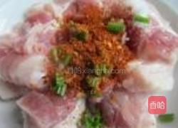 香煎米粉五花肉的做法图解2
