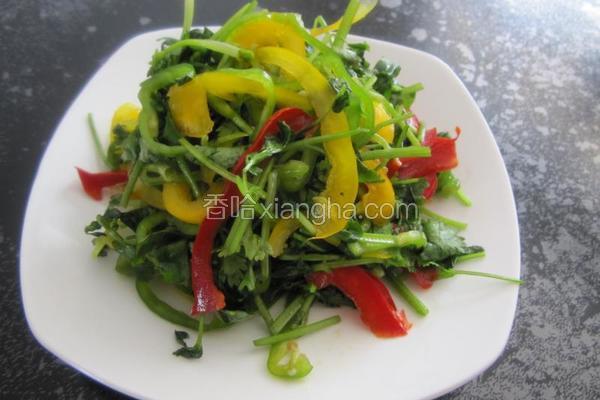 彩椒老虎菜