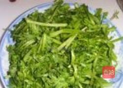 蒜蓉茼蒿的做法图解2