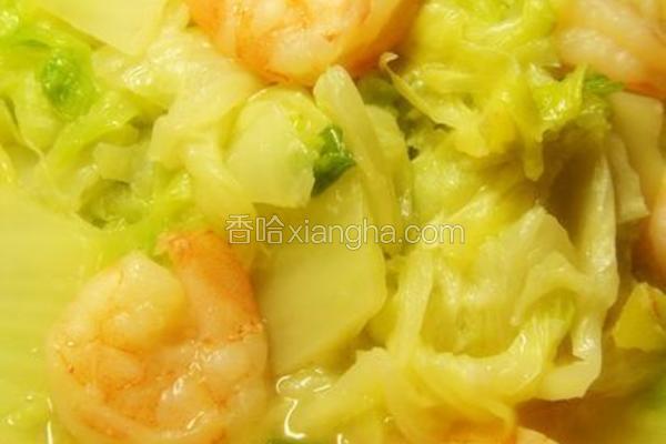 虾仁白菜