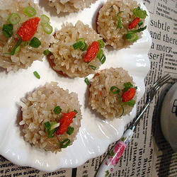 山药口蘑珍珠丸子的做法[图]